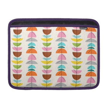 Retro Colorful Nests Macbook Air Sleeve