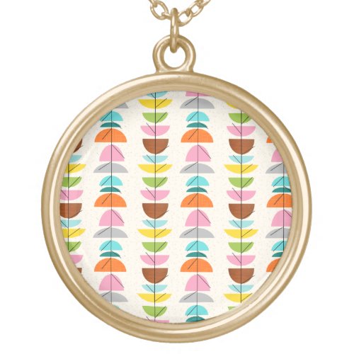 Retro Colorful Nests Necklace