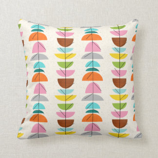 Retro Colorful Nests Pillow