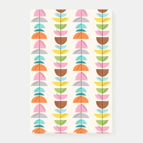 Retro Colorful Nests Post_It Notes