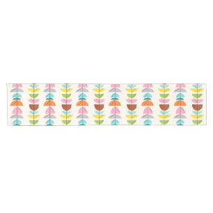 Retro Colorful Nests Table Runner