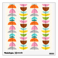 Retro Colorful Nests Wall Decal