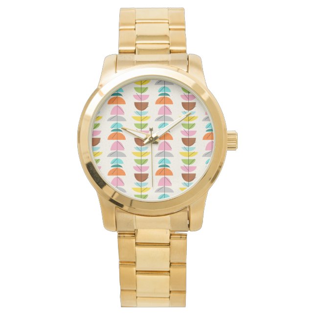 Retro Colorful Nests Watch (Front)