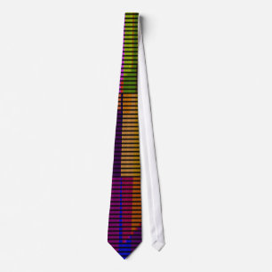 Retro Colorful Polka Dots Pop Art 2 Neck Tie
