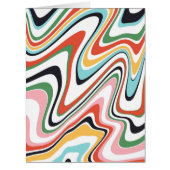 Retro Colorful Wavy Lines Modern Design (Front)