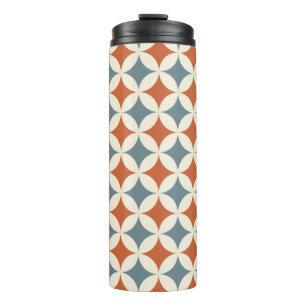 Retro Colors Mid Century Modern Circles Thermal Tumbler