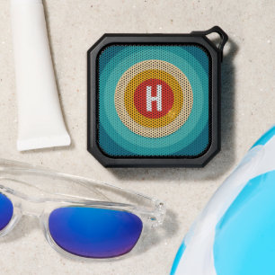 Retro Colors Monogram Bluetooth Speaker