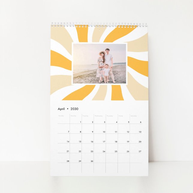 Retro Comeback Personalized Photo Calendar (Creator Uploaded)