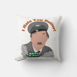 Retro Comedy Inspector Throw Cushion 🛋️