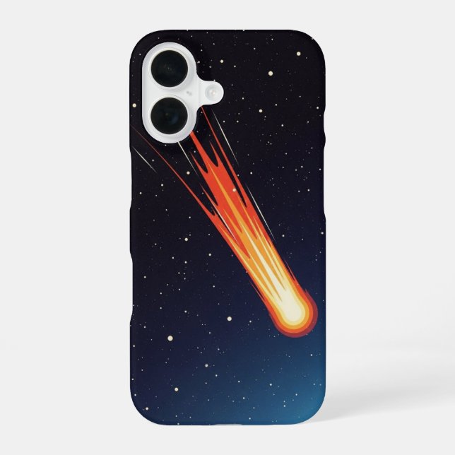 Retro Comet Trail iPhone Case (Back)