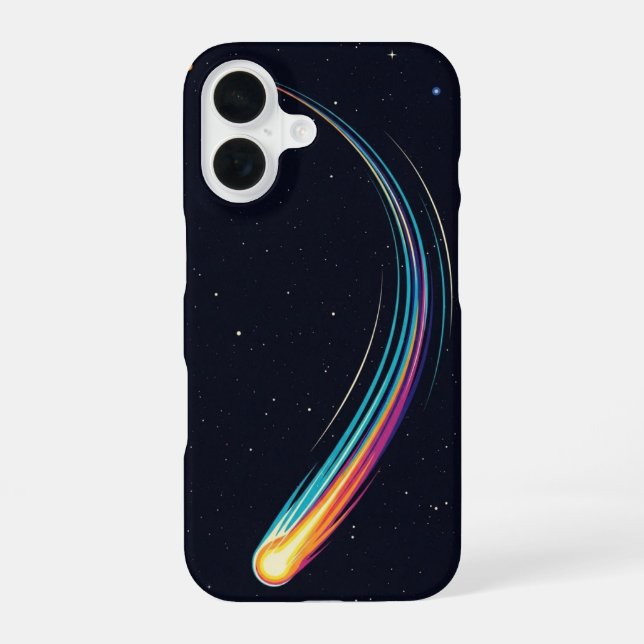 Retro Comet Trail iPhone Case (Back)