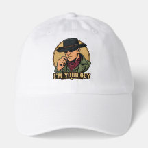 Retro Comic Black Hat Cowboy I'm Your Guy