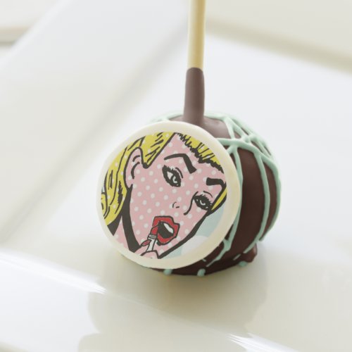 Retro Comic Book Cutie Cake Pops