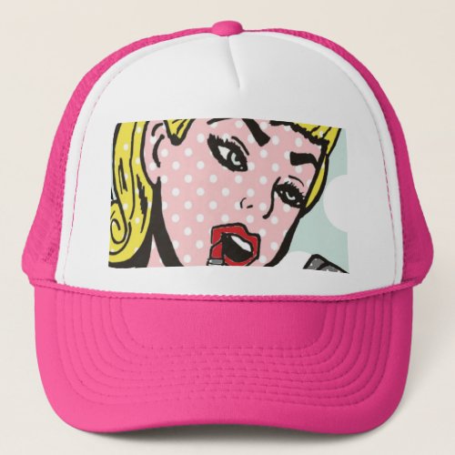 Retro Comic Book Cutie Trucker Hat