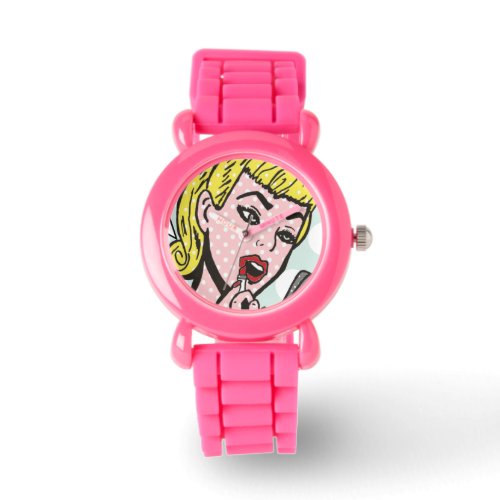 Retro Comic Book Cutie Watch