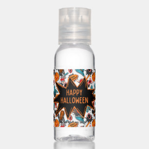 Retro Comic Book Halloween Hand Sanitizer