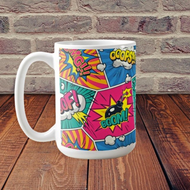 Retro Comic Book - Pop Art Coffee Mug (Creator Uploaded)