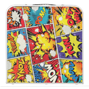 Retro Comic Book Pop Art Collage Beer Pong Table