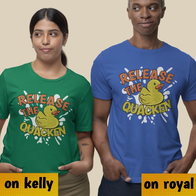 Retro Comic Book Rubber Duck Funny Phrase Pun  T-Shirt (Creator Uploaded)