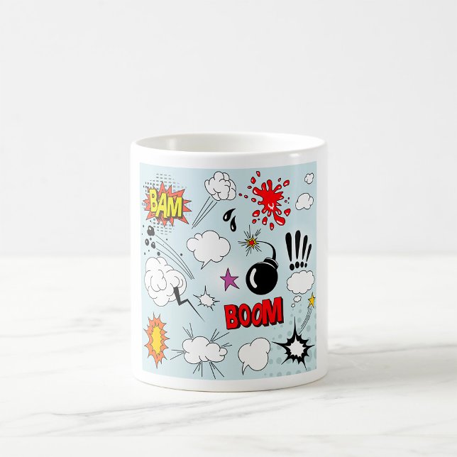 Retro Comic Explosion Pop Art Coffee Mug (Creator Uploaded)