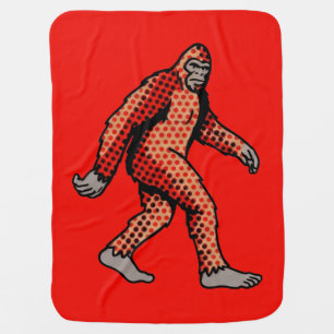 Retro Comic Forest Creature Pop Art Baby Blanket