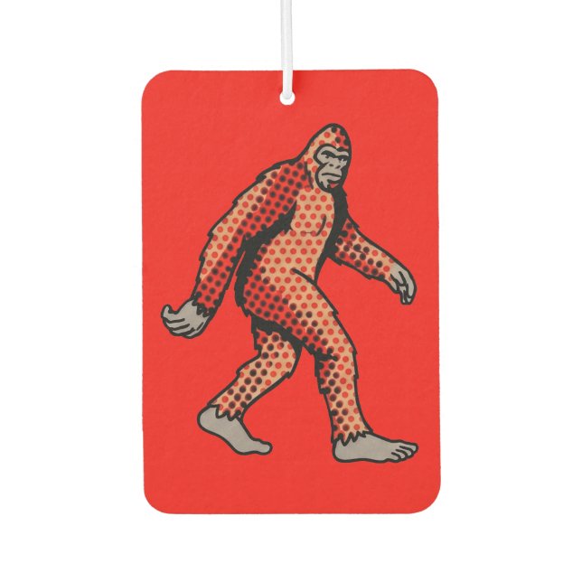 Retro Comic Forest Creature Pop Art Panel Air Freshener (Front)