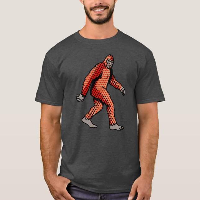 Retro Comic Forest Creature Pop Art Panel T-Shirt (Front)