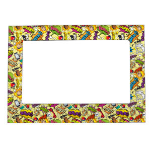 Retro Comic Pop Art Magnetic Frame