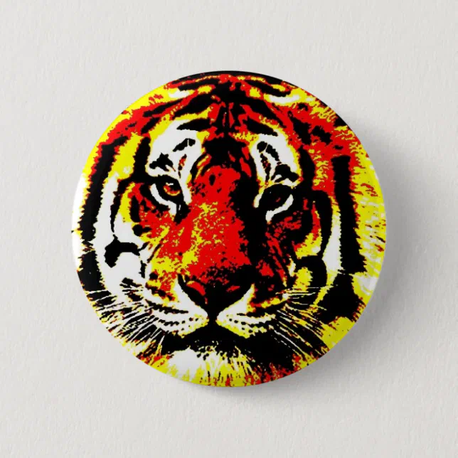Button Cover with Tiger Eye