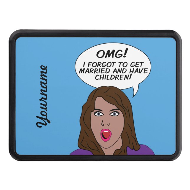 RETRO COMICS custom hitch cover (Front)