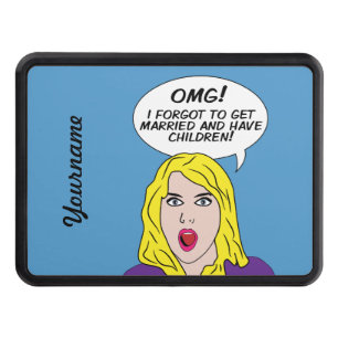 RETRO COMICS custom hitch cover