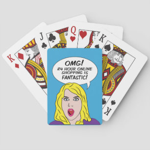 RETRO COMICS playing cards