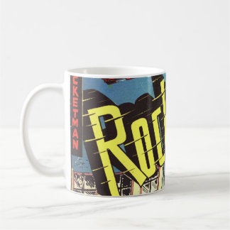 Retro comics - Rocketman Coffee Mug