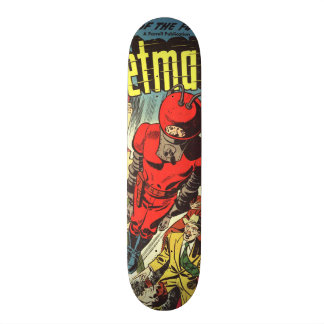 Retro comics - Rocketman Skateboard Deck
