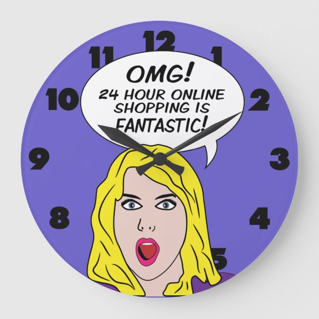 RETRO COMICS wall clock (Front)