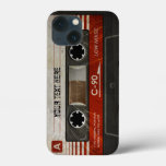 Retro Compact Audio Cassette | Dj Best Gifts Iphone 13 Mini Case at Zazzle