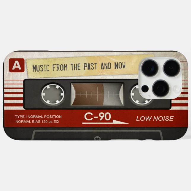 Retro Compact Audio Cassette | DJ Best Gifts Case-Mate iPhone Case (Back (Horizontal))
