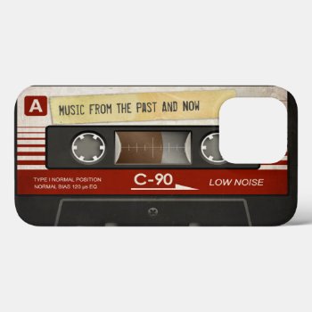 Retro Compact Audio Cassette | Dj Best Gifts Iphone 13 Pro Case by BestCases4u at Zazzle