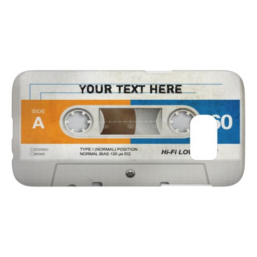 Retro Compact Audio Cassette  DJ Best Gifts Samsung Galaxy S7 Case