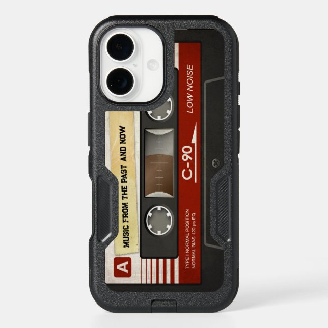 Retro Compact Audio Cassette | DJ Best Gifts Otterbox iPhone Case (Back)
