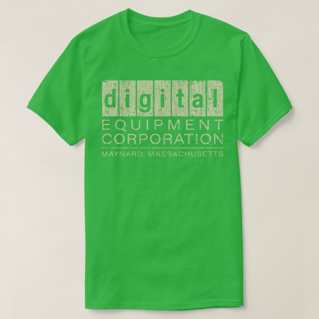 Retro Computing Digital Equipment Corporation 1957 T-Shirt (Design Front)