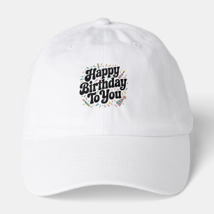 Retro Confetti Birthday Hat