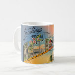 Retro Connecticut Postcard Mug<br><div class="desc">Stunning old postcard from Connecticut repurposed!</div>