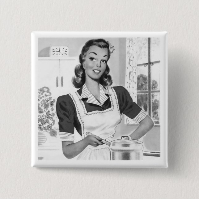 Retro Cook Button (Front)