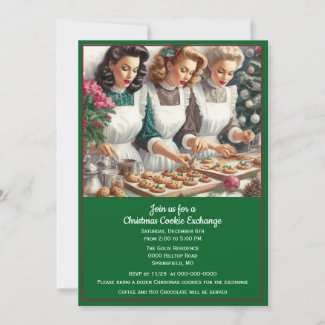 Retro Cookie Exchange Christmas 