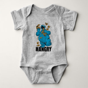 Retro Cookie Monster Hangry Baby Bodysuit