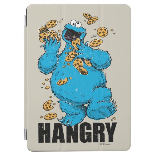 Retro Cookie Monster  Hangry iPad Air Cover
