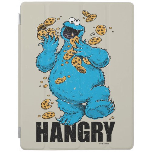 Retro Cookie Monster  Hangry iPad Smart Cover