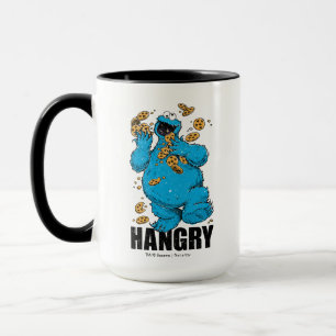Retro Cookie Monster Hangry Mug