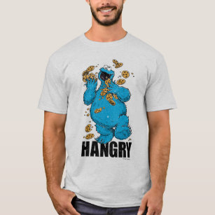 Retro Cookie Monster   Hangry T-Shirt